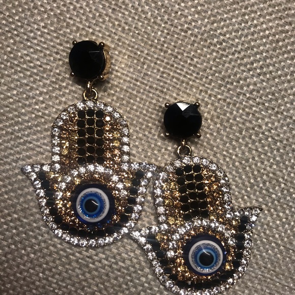 Hamsah / Hand of Fatima earrings - Picture 4 of 6